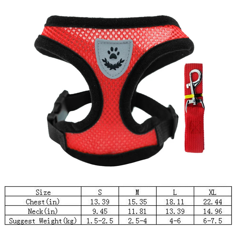 Cat Harness Vest Walking Lead