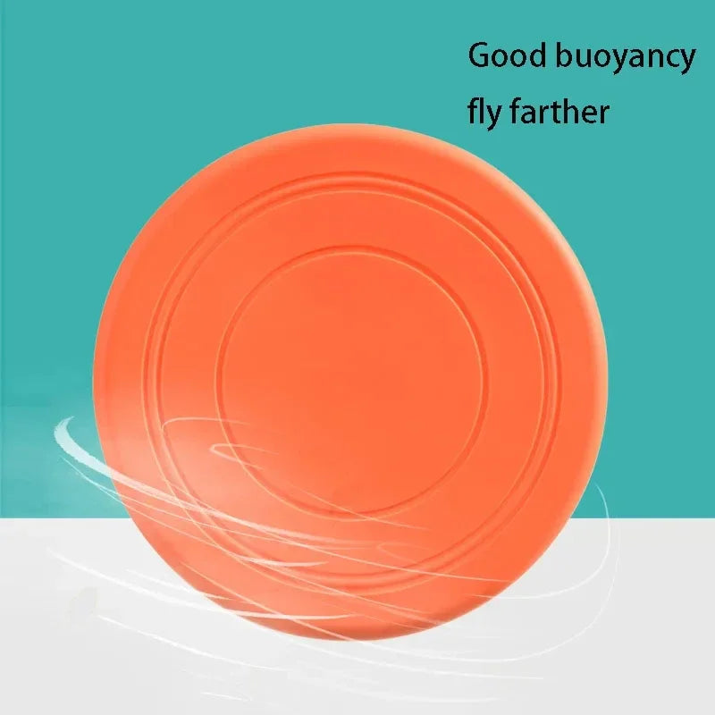 Funny Silicone Flying Saucer Dog Toy