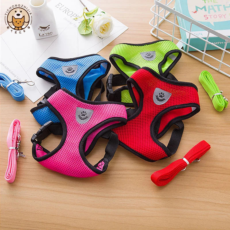 Cat Harness Vest Walking Lead
