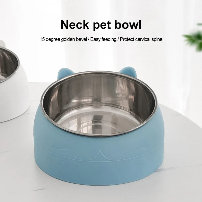 1pc Stainless Steel Cat Bowl