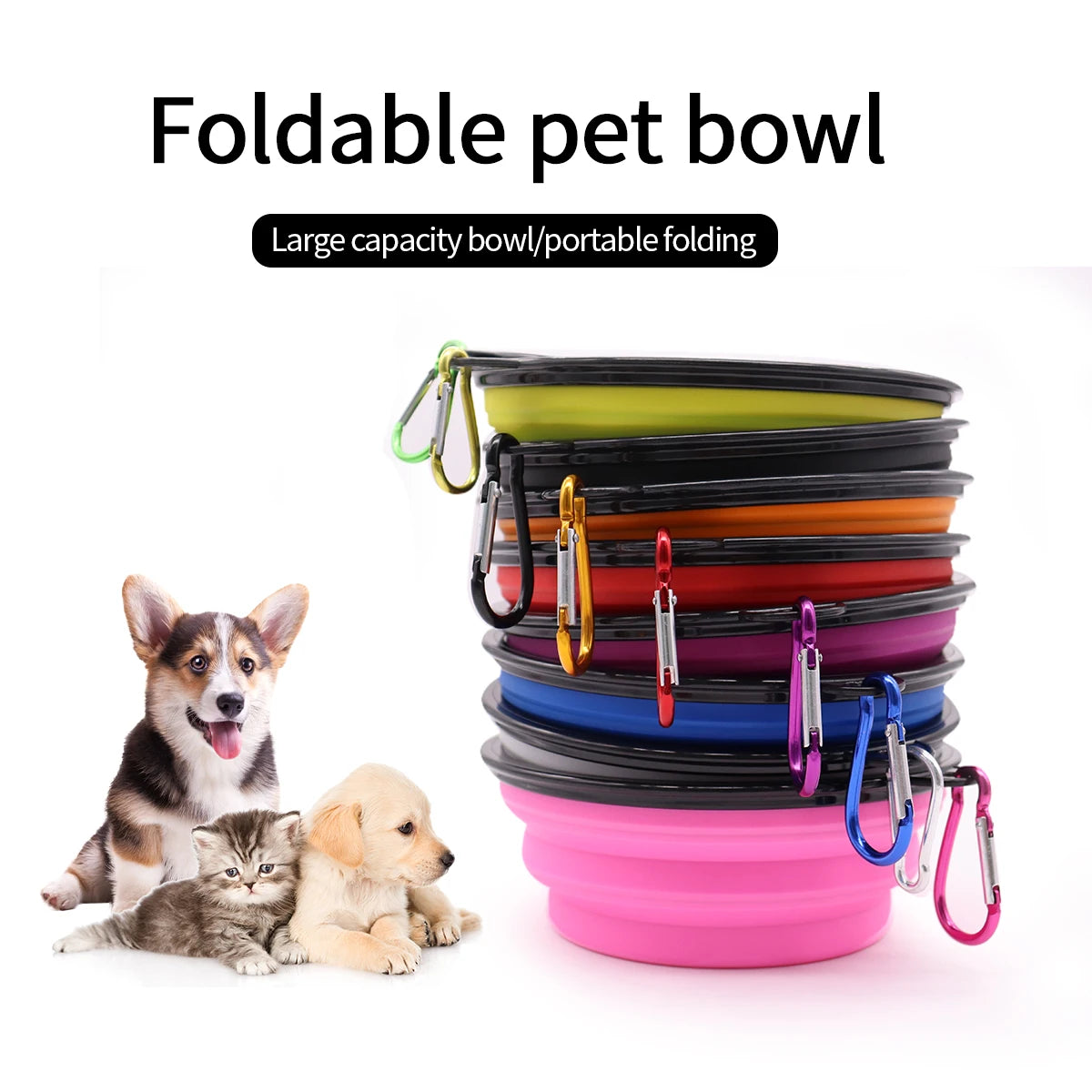 TPR Foldable Dog Bowl