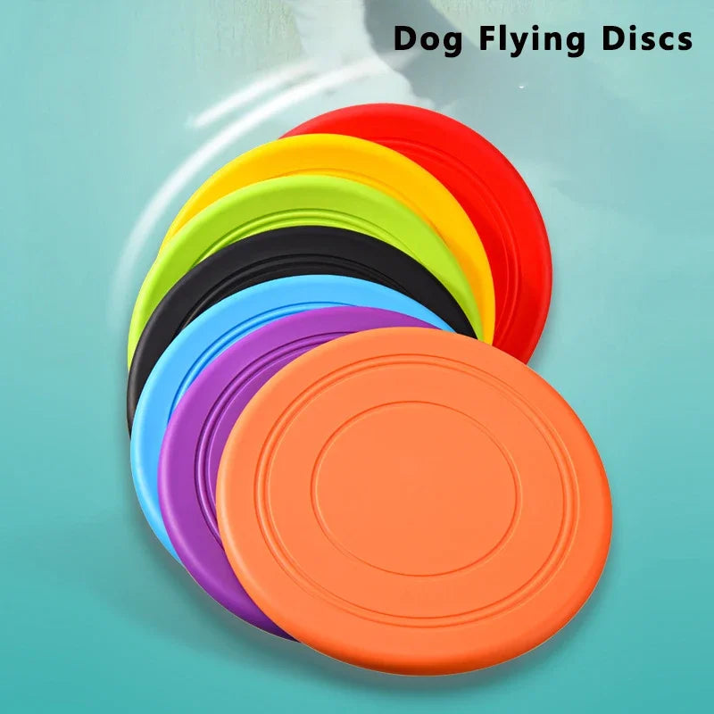 Funny Silicone Flying Saucer Dog Toy