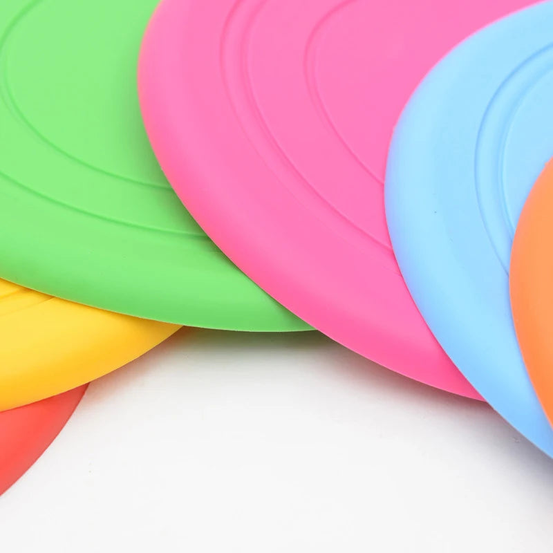 Funny Silicone Flying Saucer Dog Toy