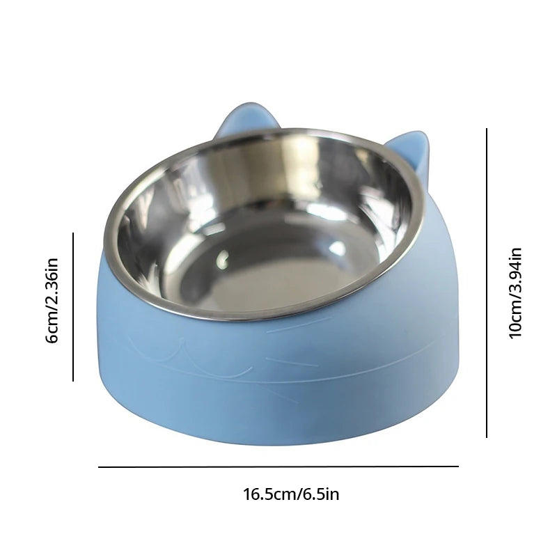 1pc Stainless Steel Cat Bowl