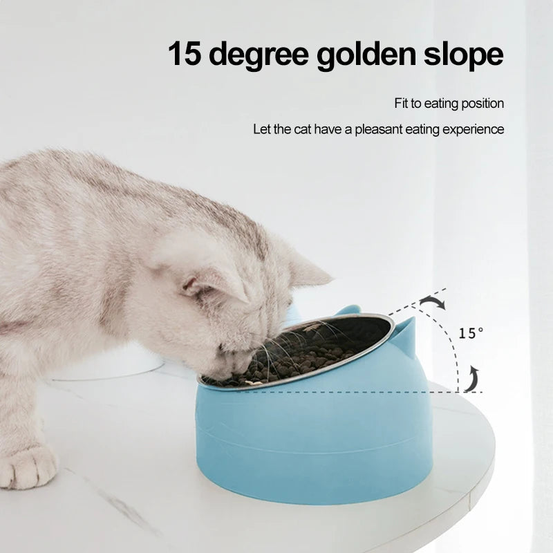 1pc Stainless Steel Cat Bowl