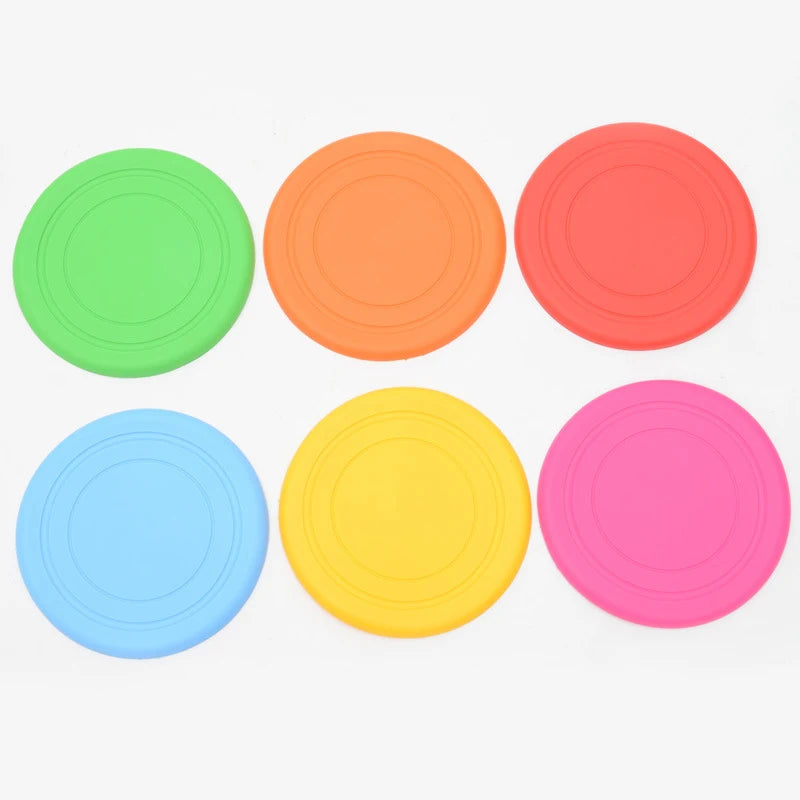 Funny Silicone Flying Saucer Dog Toy