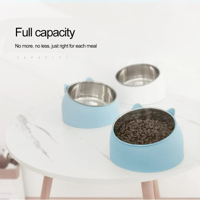 1pc Stainless Steel Cat Bowl
