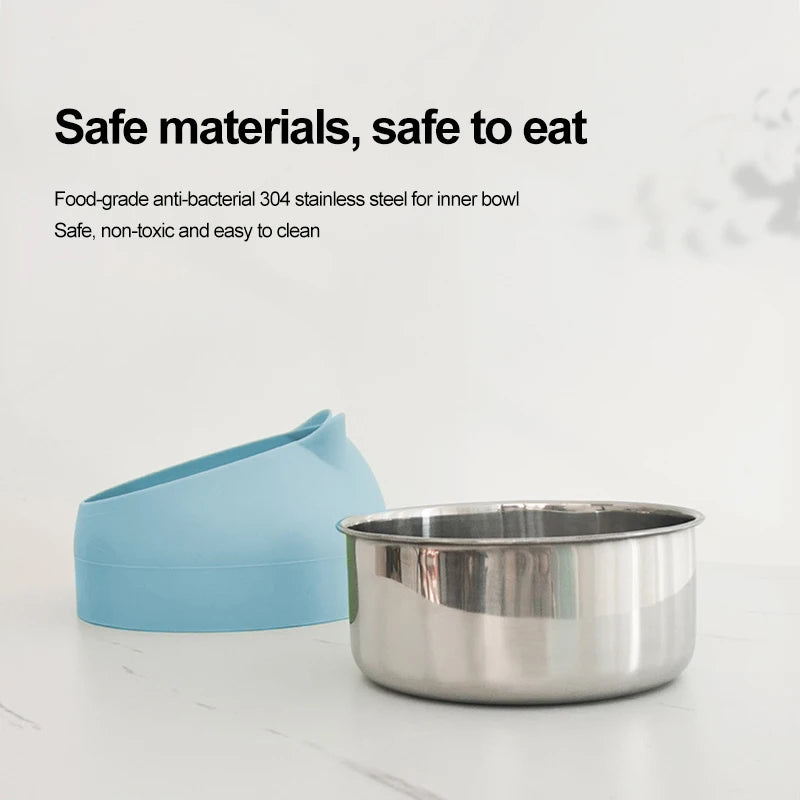 1pc Stainless Steel Cat Bowl